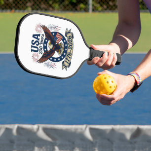 Patriotic American Eagle 250 Years 1776-2026 Pickleball Paddle