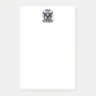 Patriotic American Eagle 250 Years 1776-2026 Post-it Notes