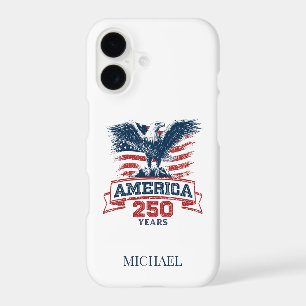 Patriotic American Eagle 250th Anniversary fun iPhone 17 Case