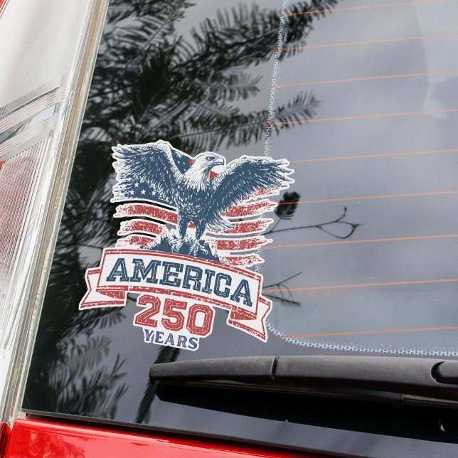 Patriotic American Eagle 250th Anniversary Fun Sticker (Creator Uploaded)