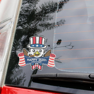 Patriotic American Eagle Cigar 250th Anniversary Sticker