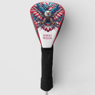 Patriotic American Eagle Golf Head Cover