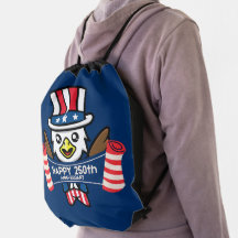 Patriotic American Eagle Happy 250th Anniversary