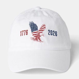 Patriotic American Eagle Happy 250th Anniversary Hat