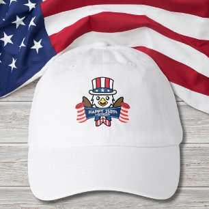 Patriotic American Eagle Happy 250th Anniversary Hat
