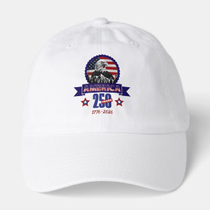 Patriotic American Eagle Happy 250th Anniversary Hat