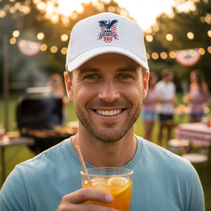 Patriotic American Eagle Happy 250th Anniversary Performance Cap