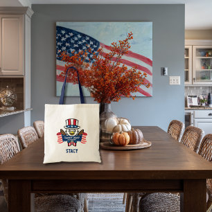 Patriotic American Eagle Happy 250th Anniversary Tote Bag