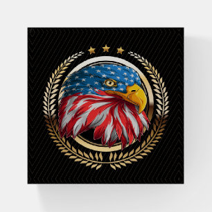Patriotic American Eagle Paperweight