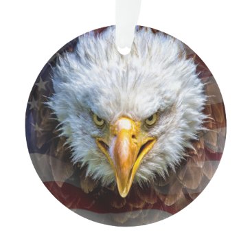 Patriotic American Eagle - See Back Ornament Patriotic American Eagle - See Back Ornament