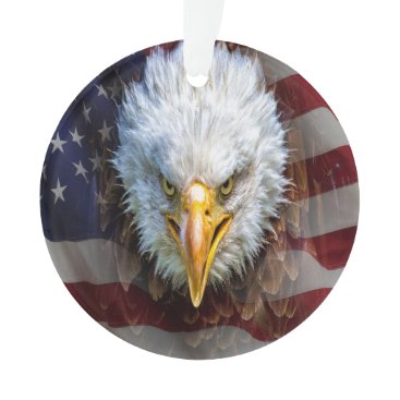 Patriotic American Eagle - See Back Ornament Patriotic American Eagle - See Back Ornament