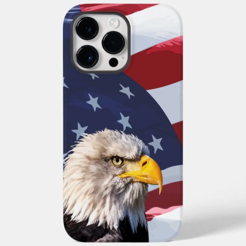 Patriotic American Eagle USA Theme Case_Mate iPhone 14 Pro Max Case