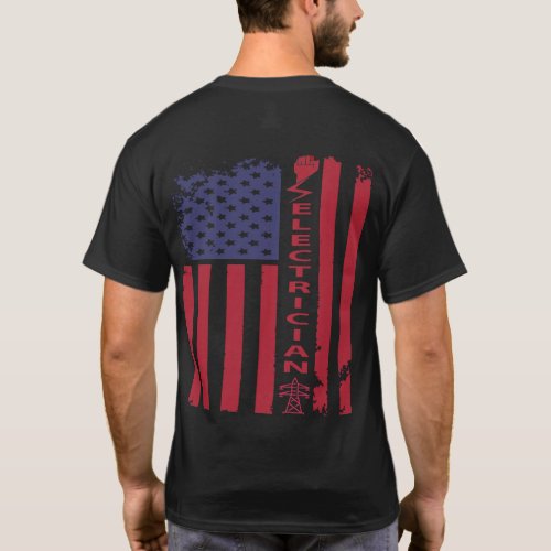 Patriotic American Electrician Shirt