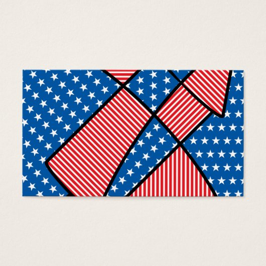 Patriotic American fireworks (Front)