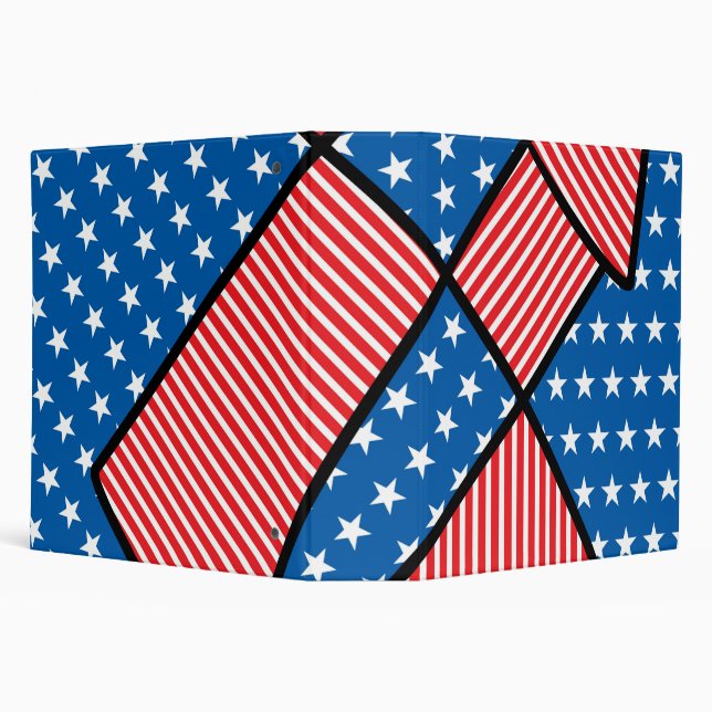 Patriotic American fireworks Binder (Background)