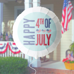 Patriotic American Flag 4th Of July Balloon