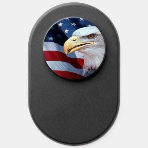 Patriotic American Flag American Eagle PopSocket