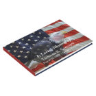 Patriotic American Flag and Eagle