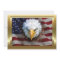 Patriotic American Flag and Eagle Invitation