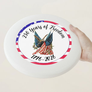 Patriotic American Flag and Eagle USA 250th Wham-O Frisbee