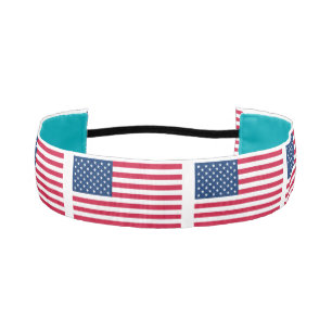 Patriotic American Flag Athletic Headband