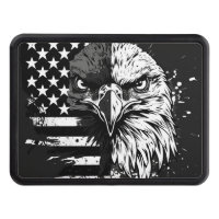 Patriotic American flag Bald Eagle