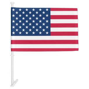 Patriotic American Flag Car Flag