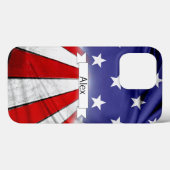 Patriotic American Flag Case-Mate iPhone Case (Back (Horizontal))