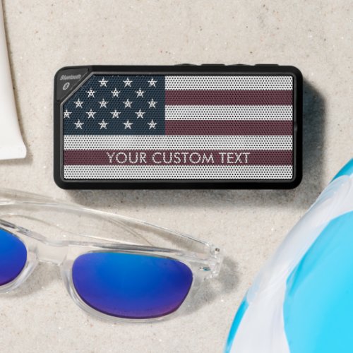 Patriotic American flag compact Bluetooth Speaker