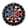 Patriotic American flag dartboard design | Grungy
