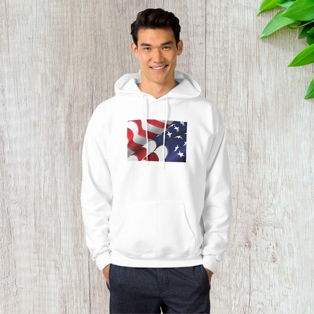 Patriotic American Flag Design Stars and Stripes  Hoodie (Creator Uploaded)