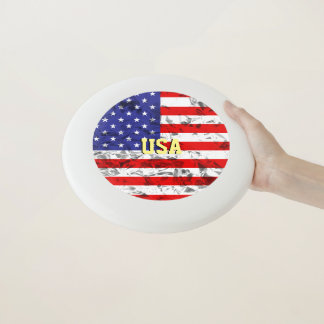 Patriotic American Flag Design Wham-O Frisbee