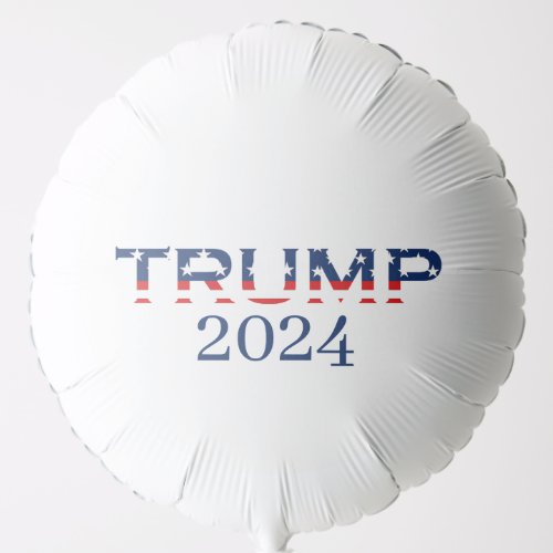 Patriotic American Flag Donald Trump 2024 Balloon