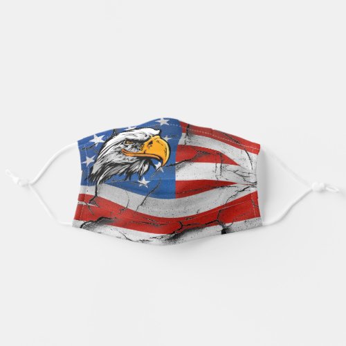 â Patriotic â American â Flag â Eagle â Adult Cloth Face Mask