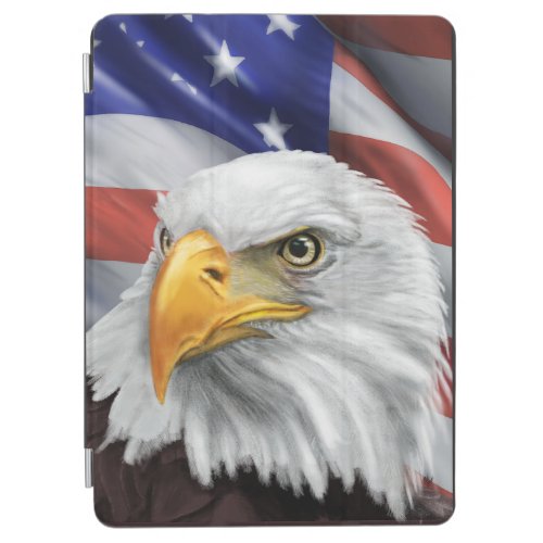 Patriotic American Flag Eagle iPad Air Cover