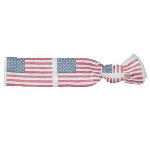 Patriotic American Flag Elastic Hair Tie