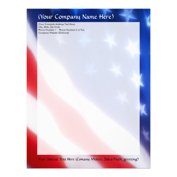 America Letterhead | Zazzle