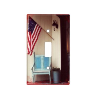 Patriotic American Flag Light Switch Cover