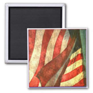 Patriotic American Flag Magnet