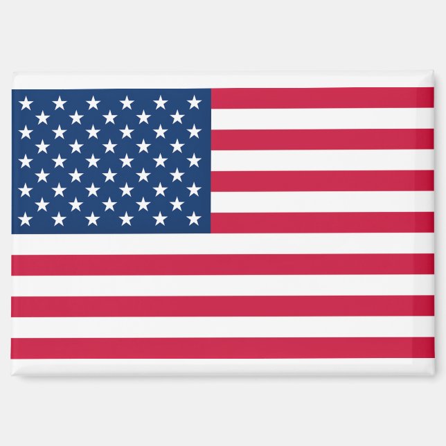 Patriotic American Flag Magnet (Front)