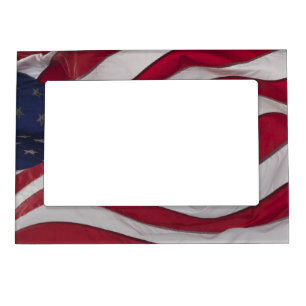 Patriotic American Flag Magnetic Frame