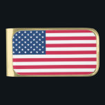 Patriotic American Flag Money Clip<br><div class="desc">USA Flag Money Clips - United States of America - American Flag - Patriotic - independence day - July 4th - Customizable - Choose / Add Your Unique Text / Color / Image - Make Your Special Gift - Resize and move or remove and add elements / image with customization...</div>