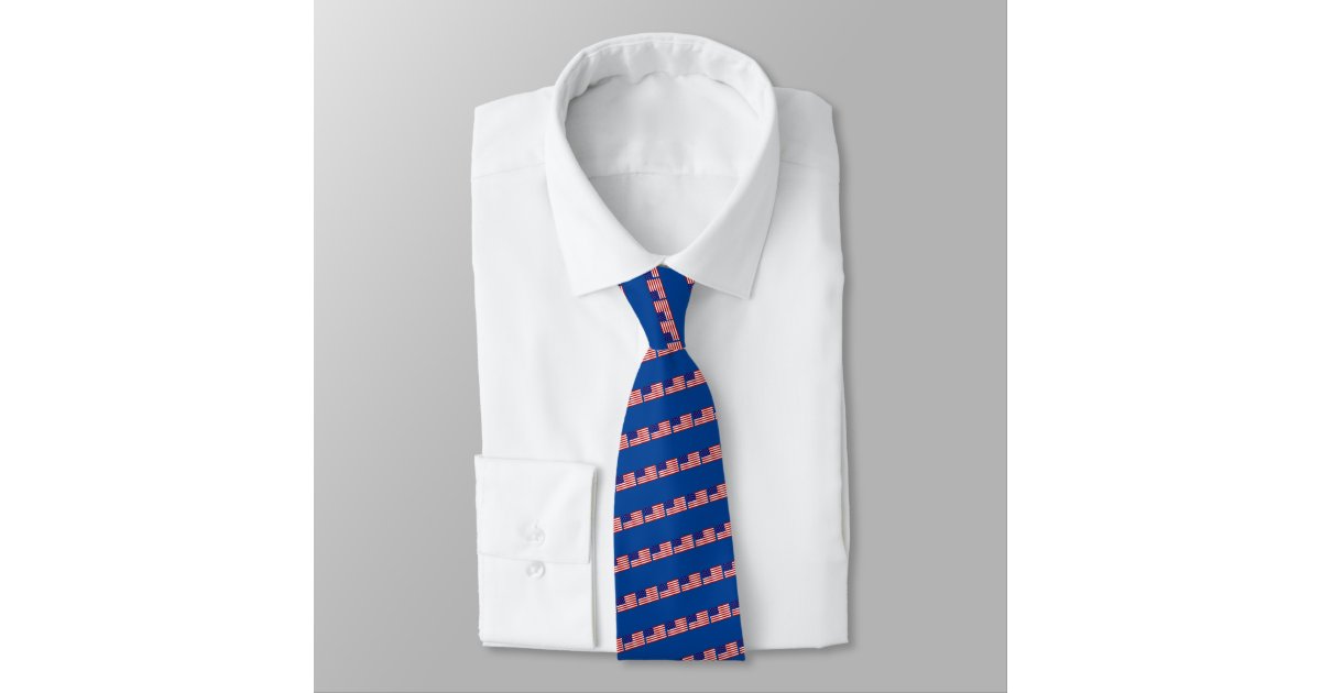 patriotic neck tie