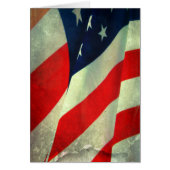 Patriotic American Flag Note (Front)