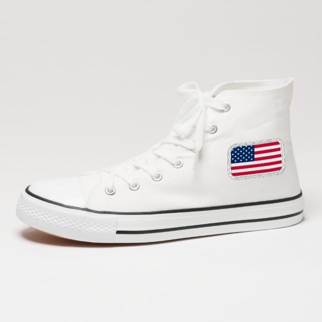 Patriotic American Flag Patch (On Shoe Ankle)