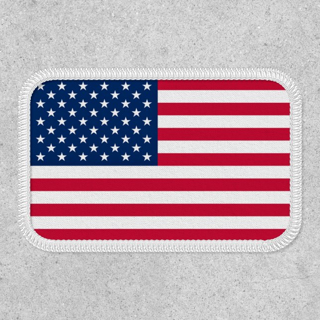 Patriotic American Flag Patch (Front)