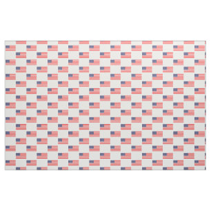 Patriotic american flag pattern textile fabric