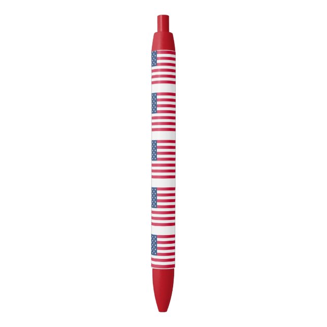 Patriotic American Flag Pen (Front Vertical)