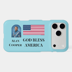 Patriotic American Flag Personalized iPhone 17 Pro Max Case