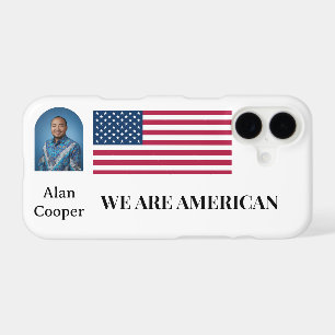 Patriotic American Flag Personalized iPhone 17 Case